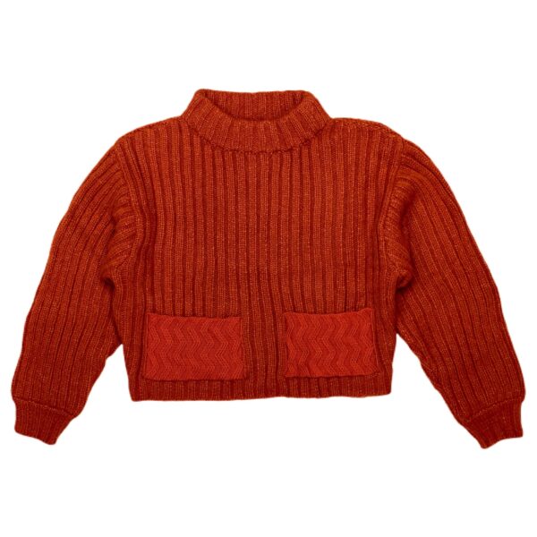 motion sweater brick front